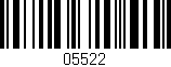 Código de barras (EAN, GTIN, SKU, ISBN): '05522'