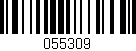 Código de barras (EAN, GTIN, SKU, ISBN): '055309'