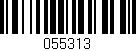 Código de barras (EAN, GTIN, SKU, ISBN): '055313'