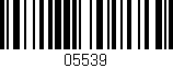 Código de barras (EAN, GTIN, SKU, ISBN): '05539'