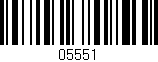 Código de barras (EAN, GTIN, SKU, ISBN): '05551'