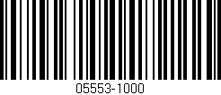 Código de barras (EAN, GTIN, SKU, ISBN): '05553-1000'