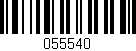 Código de barras (EAN, GTIN, SKU, ISBN): '055540'