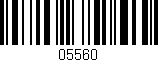 Código de barras (EAN, GTIN, SKU, ISBN): '05560'