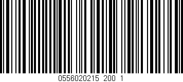 Código de barras (EAN, GTIN, SKU, ISBN): '0556020215_200_1'