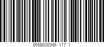 Código de barras (EAN, GTIN, SKU, ISBN): '0556020348_117_1'