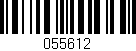 Código de barras (EAN, GTIN, SKU, ISBN): '055612'