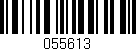 Código de barras (EAN, GTIN, SKU, ISBN): '055613'