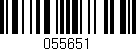 Código de barras (EAN, GTIN, SKU, ISBN): '055651'