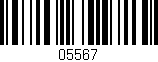Código de barras (EAN, GTIN, SKU, ISBN): '05567'