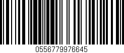 Código de barras (EAN, GTIN, SKU, ISBN): '0556779976645'