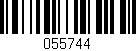 Código de barras (EAN, GTIN, SKU, ISBN): '055744'