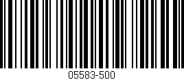 Código de barras (EAN, GTIN, SKU, ISBN): '05583-500'