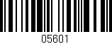 Código de barras (EAN, GTIN, SKU, ISBN): '05601'