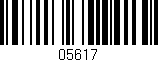 Código de barras (EAN, GTIN, SKU, ISBN): '05617'