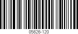 Código de barras (EAN, GTIN, SKU, ISBN): '05626-120'