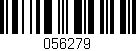 Código de barras (EAN, GTIN, SKU, ISBN): '056279'