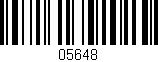 Código de barras (EAN, GTIN, SKU, ISBN): '05648'