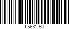 Código de barras (EAN, GTIN, SKU, ISBN): '05661-50'