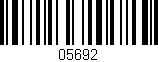 Código de barras (EAN, GTIN, SKU, ISBN): '05692'