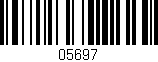 Código de barras (EAN, GTIN, SKU, ISBN): '05697'