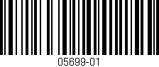 Código de barras (EAN, GTIN, SKU, ISBN): '05699-01'