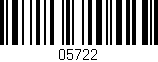 Código de barras (EAN, GTIN, SKU, ISBN): '05722'