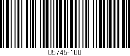 Código de barras (EAN, GTIN, SKU, ISBN): '05745-100'