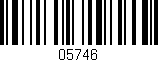 Código de barras (EAN, GTIN, SKU, ISBN): '05746'