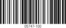 Código de barras (EAN, GTIN, SKU, ISBN): '05747-100'
