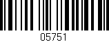 Código de barras (EAN, GTIN, SKU, ISBN): '05751'