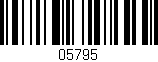 Código de barras (EAN, GTIN, SKU, ISBN): '05795'