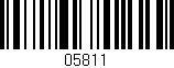 Código de barras (EAN, GTIN, SKU, ISBN): '05811'