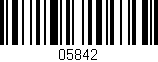 Código de barras (EAN, GTIN, SKU, ISBN): '05842'