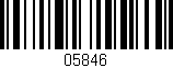 Código de barras (EAN, GTIN, SKU, ISBN): '05846'