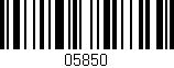Código de barras (EAN, GTIN, SKU, ISBN): '05850'