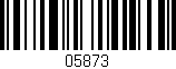 Código de barras (EAN, GTIN, SKU, ISBN): '05873'