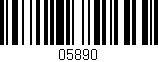 Código de barras (EAN, GTIN, SKU, ISBN): '05890'