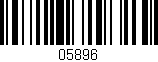 Código de barras (EAN, GTIN, SKU, ISBN): '05896'