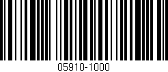 Código de barras (EAN, GTIN, SKU, ISBN): '05910-1000'