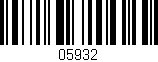 Código de barras (EAN, GTIN, SKU, ISBN): '05932'