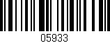 Código de barras (EAN, GTIN, SKU, ISBN): '05933'