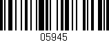 Código de barras (EAN, GTIN, SKU, ISBN): '05945'