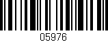 Código de barras (EAN, GTIN, SKU, ISBN): '05976'