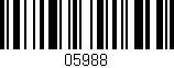 Código de barras (EAN, GTIN, SKU, ISBN): '05988'