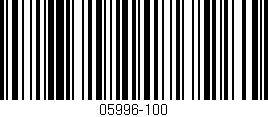 Código de barras (EAN, GTIN, SKU, ISBN): '05996-100'