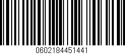 Código de barras (EAN, GTIN, SKU, ISBN): '0602184451441'
