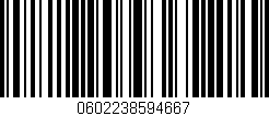 Código de barras (EAN, GTIN, SKU, ISBN): '0602238594667'
