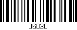 Código de barras (EAN, GTIN, SKU, ISBN): '06030'