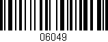 Código de barras (EAN, GTIN, SKU, ISBN): '06049'